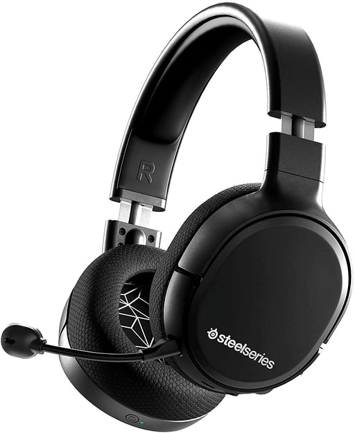 Steelseries Arctis 1 Wireless Gaming Headset – USB-C – Detachable Clearcast Microphone – for PC, PS4, Nintendo Switch and Lite, Android – Black