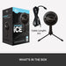 Blue Microphones Snowball Ice Plug 'N Play USB Microphone for Recording, Podcasting, Broadcasting, Twitch Game Streaming, VOICE Overs, Youtube Videos on PC and Mac - Black