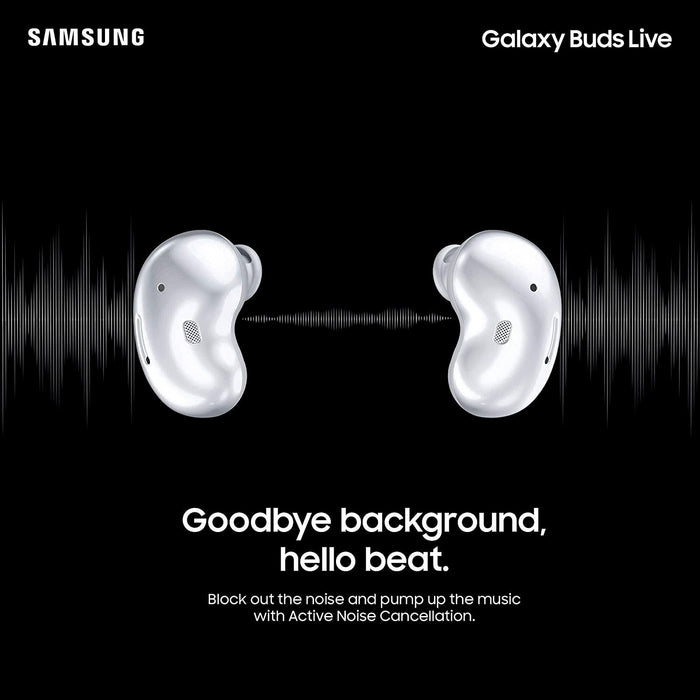 Samsung Galaxy Buds Live Wireless Earphones Mystic White (UK Version)