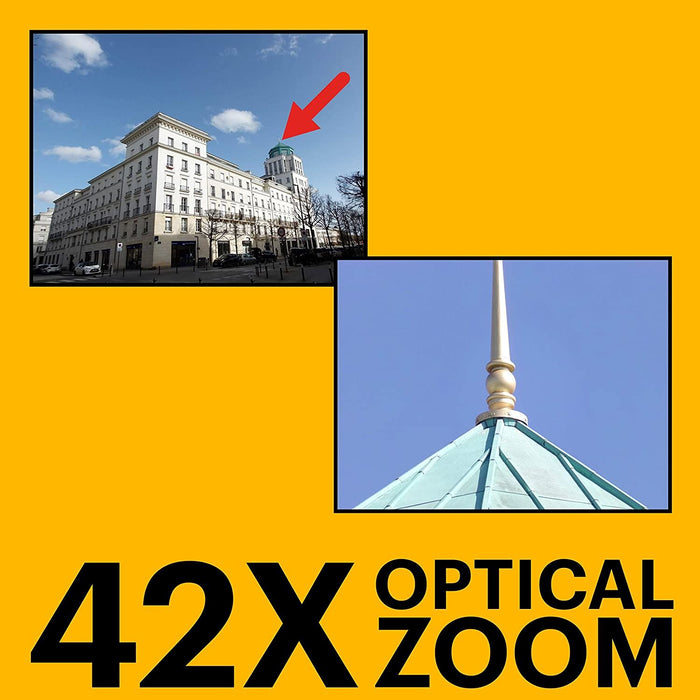 Kodak PIXPRO AZ421 Astro Zoom Bridge Camera - Red (16 MP, 42X Optical Zoom) 3-Inch LCD