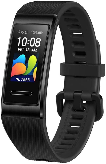 HUAWEI Band 4 Pro - Smart Band Fitness Tracker with 0.95 Inch AMOLED Touchscreen, 24/7 Heart Rate Monitor, Indoor Outdoor Pro Tracking, Sleep Monitor, Built-In GPS, 5ATM Waterproof - Graphite Black
