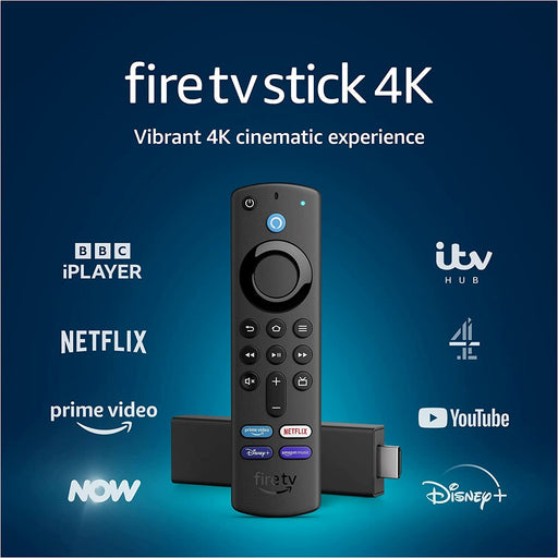 Fire TV Stick 4K with Alexa Voice Remote (Includes TV Controls)