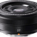 Fujinon Xf27Mm F2.8 Lens, Black
