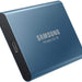 Samsung T5 500 GB USB 3.1 Gen 2 (10 Gbps, Type-C) External Solid State Drive (Portable SSD) Alluring Blue (MU-PA500B)