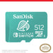Sandisk Microsdxc UHS-I Card for Nintendo 512GB - Nintendo Licensed Product, Green