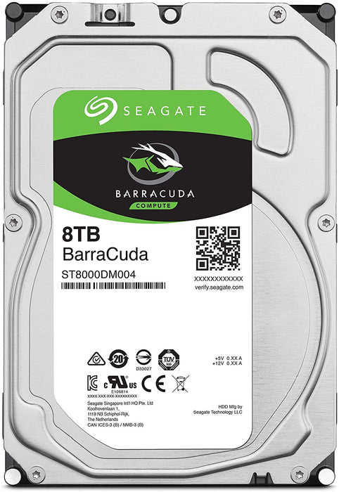 Seagate BarraCuda 8 TB Internal Hard Drive Performance HDD