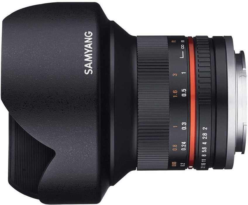 Samyang 1220506101 12 mm F2.0 Lens for Sony-E - Black