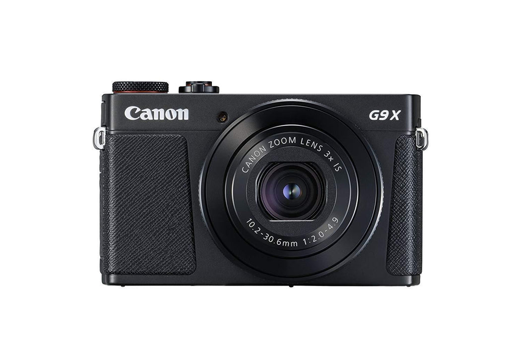 Canon PowerShot G9X Mark II Digital Compact Camera - Black