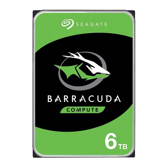 Seagate BarraCuda 6 TB Internal Hard Drive HDD – 3.5 Inch SATA 6 Gb/s 5400 RPM 256 MB Cache for Computer Desktop PC