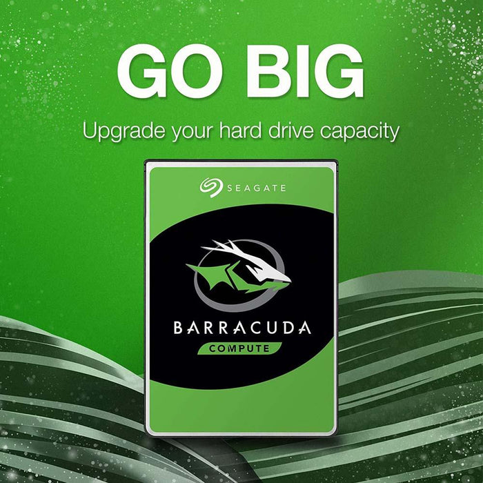 Seagate BarraCuda 6 TB Internal Hard Drive HDD – 3.5 Inch SATA 6 Gb/s 5400 RPM 256 MB Cache for Computer Desktop PC