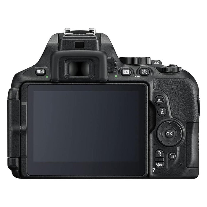 Nikon D5600 + AF-P 18-55 VR DSLR Camera - Black