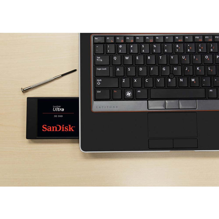 SanDisk Ultra 3D SSD 2TB up to 560MB/s Read / up to 530MB/s Write , Black